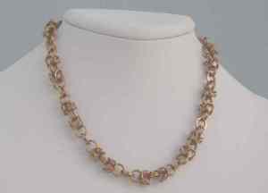 Anodized aluminum rings, round and square wire colors: champagne weave: Byzantine size: 17  3/4