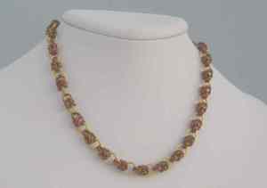 Anodized aluminum rings colors: gold and bronze weave: half Byzantine plus 1 size: 20  3/4